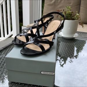 Cole Haan Sandals with Straps Black leather